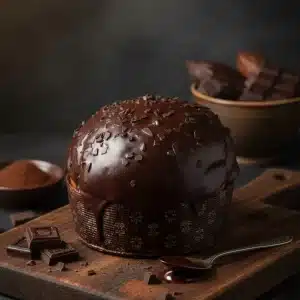 Panettone con farcitura al cioccolato