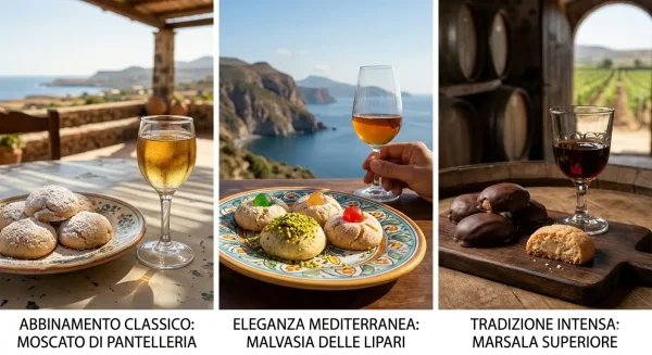 Abbinamento tra vini dolci siciliani e paste di mandorla